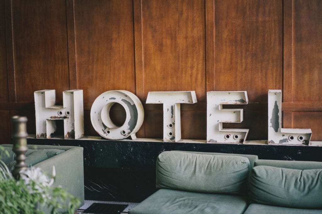 Die Arten der Austragungsorte für Events: Hotels.